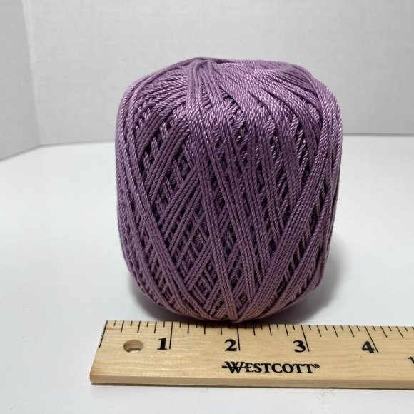 4 Plum Purple Aunt Lydia's Crochet Thread - Picture 9 of 10